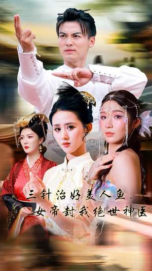 三针治好美人鱼，女帝封我绝世神医（61集）最火的短剧
