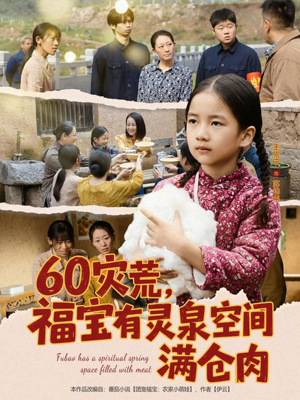 60灾荒，福宝有灵泉空间满仓肉（80集）短剧追到爽