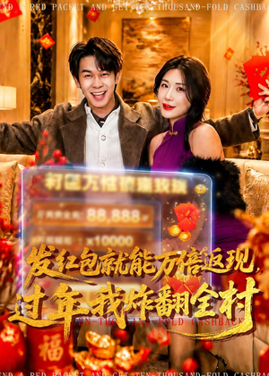 发红包就能万倍返现，过年我炸翻全村（80集）免费短剧看不停