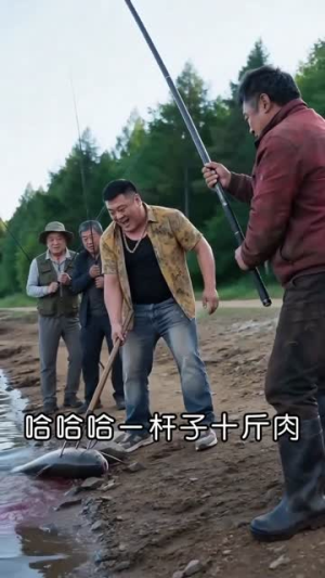 断我鱼竿退我婚？我反手钓出百年金鲤（56集）热门短剧来袭