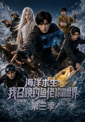 海洋求生：我召唤钓鱼佬称霸世界第三季（101集）最火短剧热播