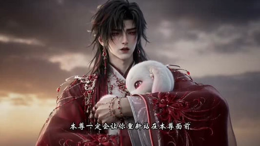 本兔滑跪太快，疯批魔尊他上头了（47集）看到了大结局