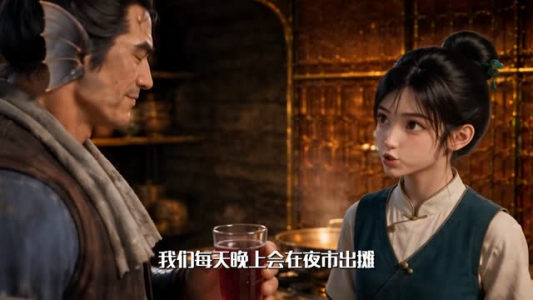 小船通异界，她卖汤粉一夜暴富了（62集）短剧介绍