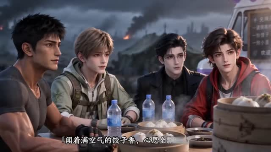 末世随机摆摊，我被各大基地疯抢第一季（157集）超好看古装短剧