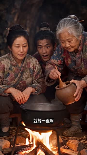 古代逃荒穿现代，萌娃抱碗囤货养全村2（142集）免费短剧推荐