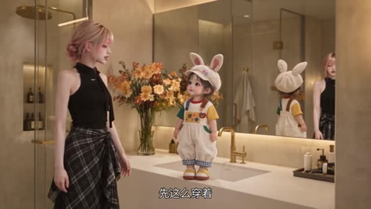天幕：万朝直播看我养萌娃（122集）短剧热门分享