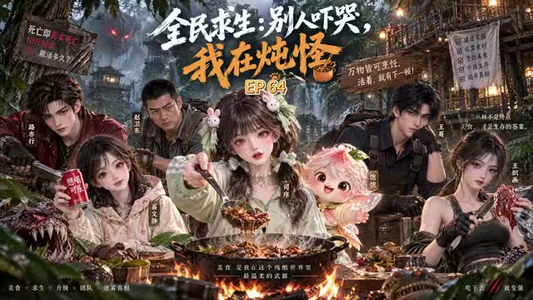 丛林求生：我靠干饭称霸全服（133集）短剧太好看