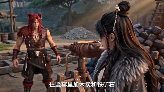 穿越兽世：我带兽人帅哥搞基建第一季（137集）短剧中追到爽